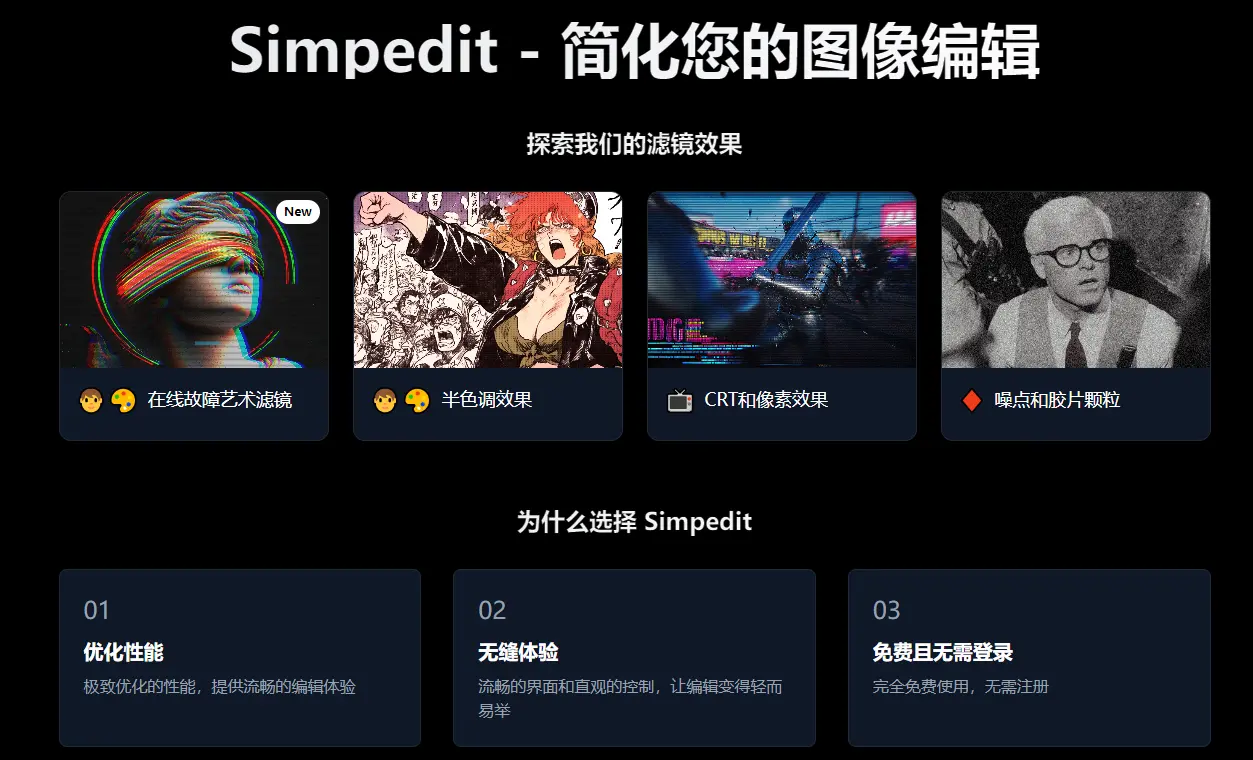 Simpedit : 简化图像编辑工具