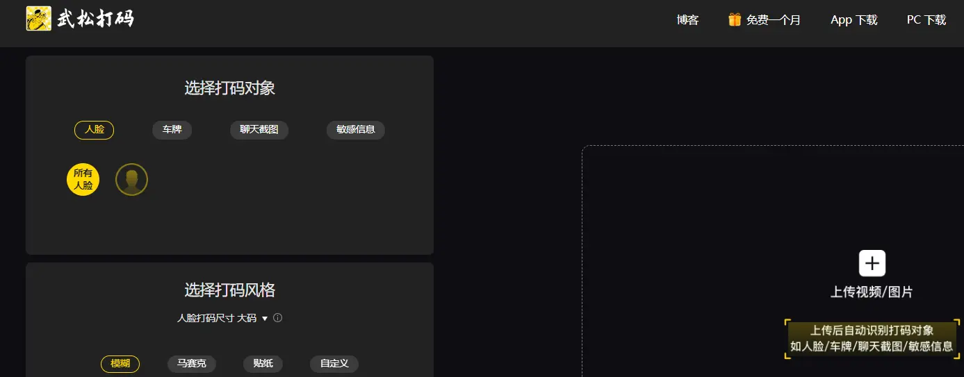 武松打码 : 自动图像打码工具
