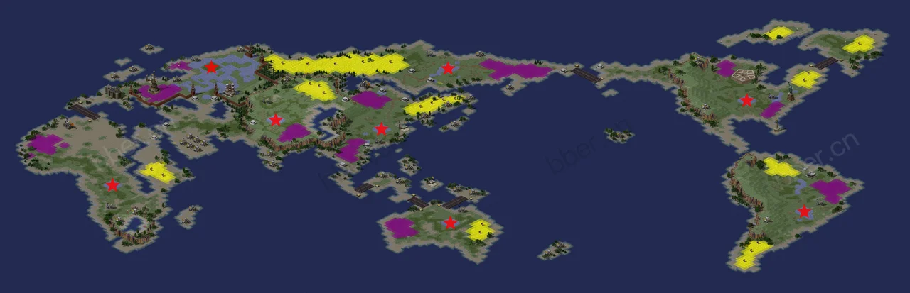 尤里版世界地图
