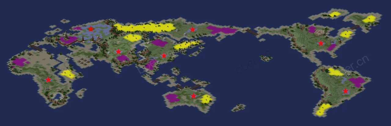 红警版世界地图